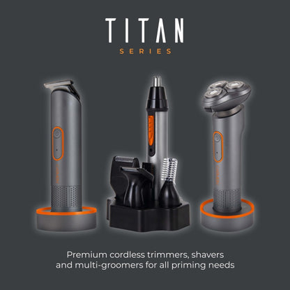 Carmen Titan Titanium Hair Clipper Set