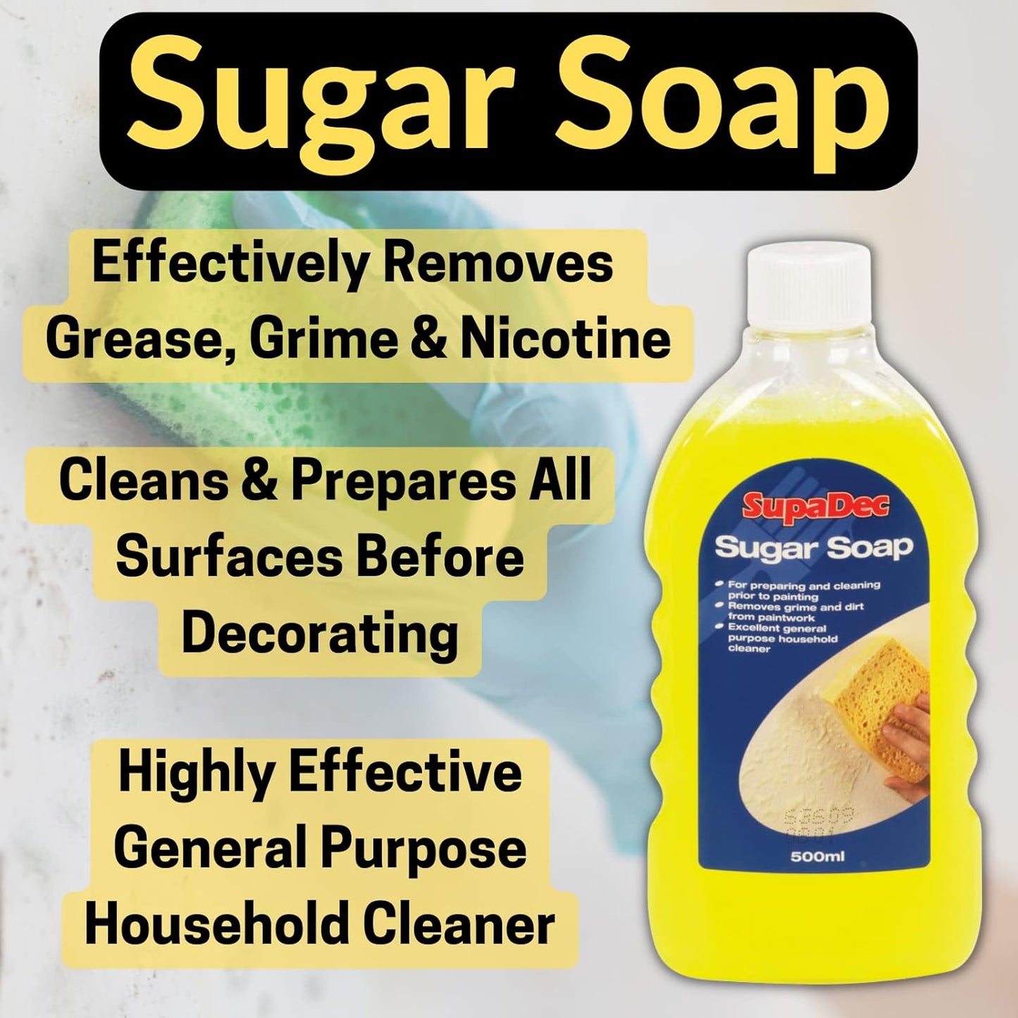 SupaDec Sugar Soap – 500ml