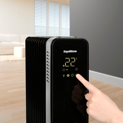 SupaWarm Smart Oil Filled Radiator With Wifi Control 2500W