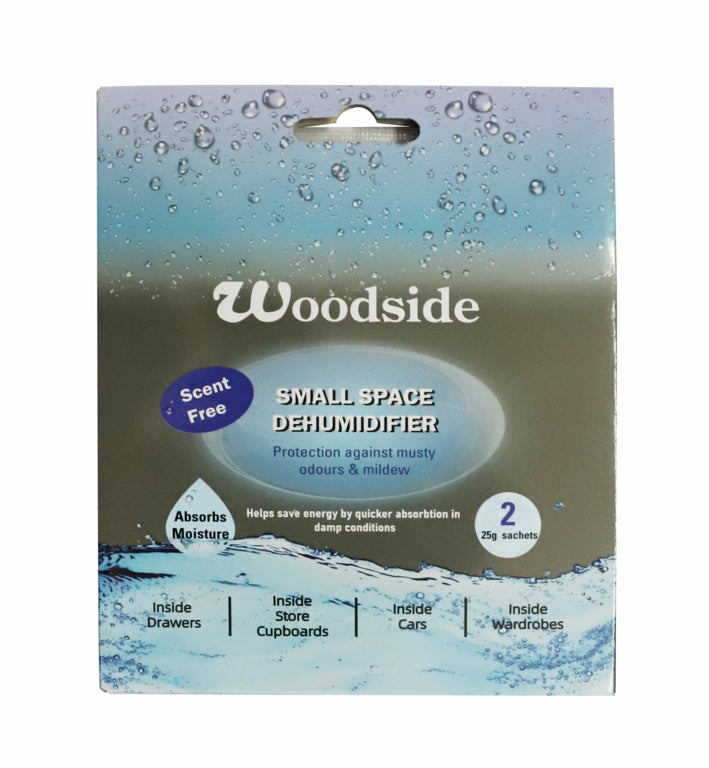 Woodside Small Space Dehumidifiers 2 X 25g Sachet