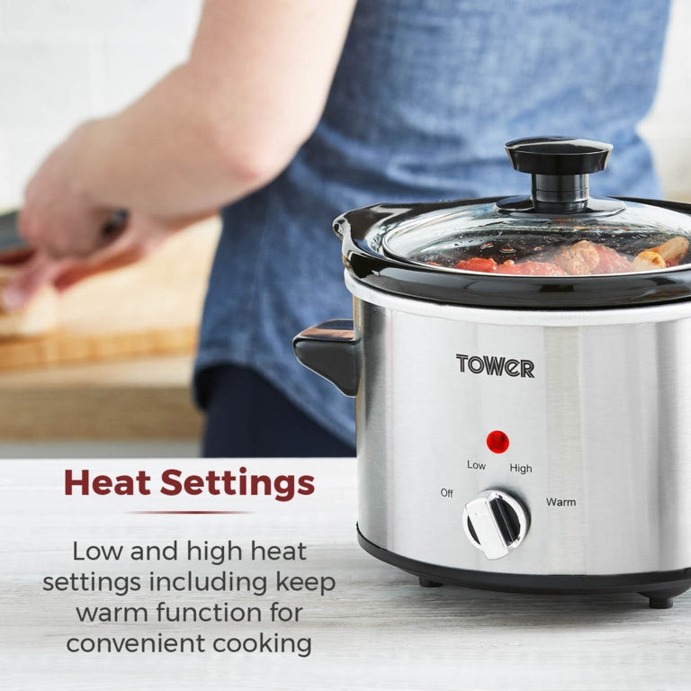 Tower Stainless Steel Slow Cooker