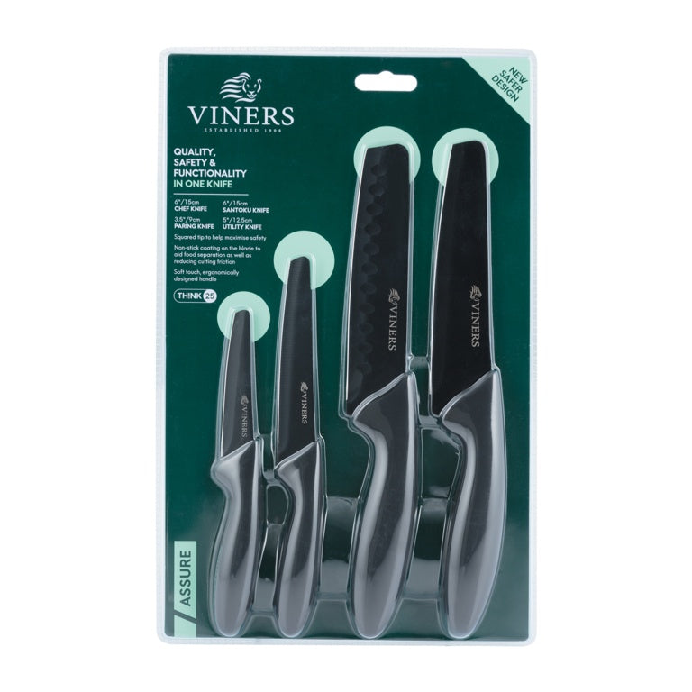 Viners Assure 4-Piece Knife Set