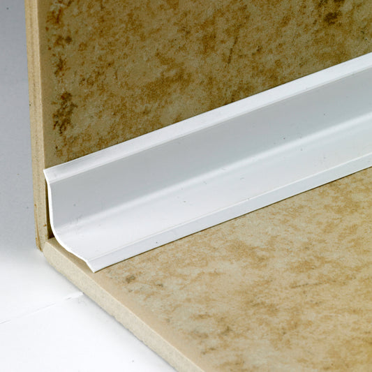 Tile Rite Budget Bath Trim White - 22.5 x 22.5mm x 1.8m