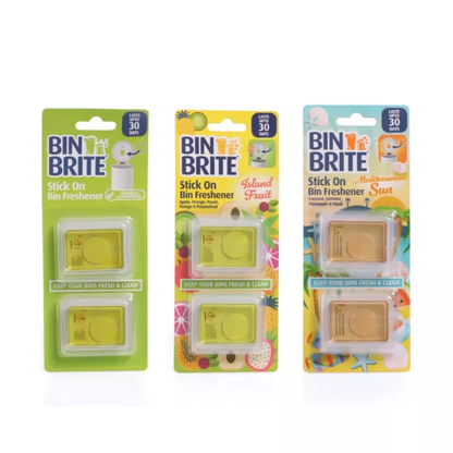 Bin Brite Stick On Freshener Pack 2