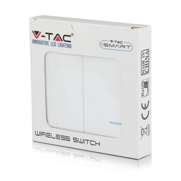 Commutateur de capteur sans fil V-Tac 3 gangs IP54