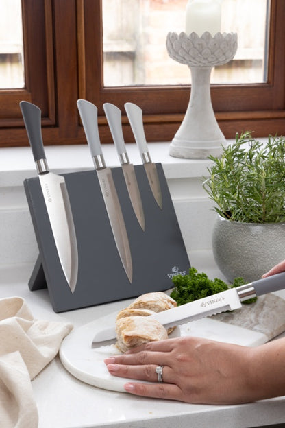 Viners Mono Mix 6-Piece Knife Block Set – Giftbox Edition
