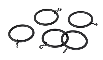 Universal Metal Rings Black Pack 4 19MM