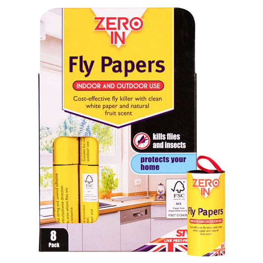 Zero In Fly Papers