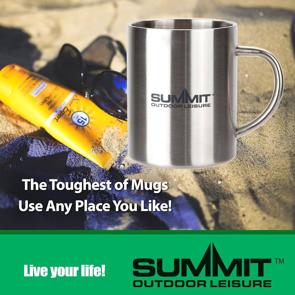 Summit Stainless Steel Mug 450ML