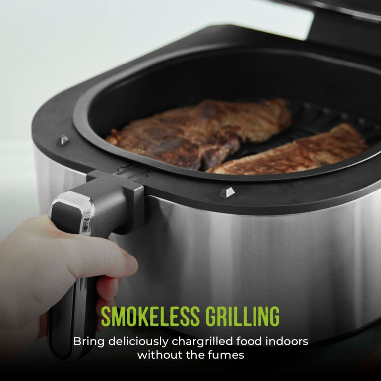 Tower Vortx Smokeless Grill 5.6L Stainless Steel & Black