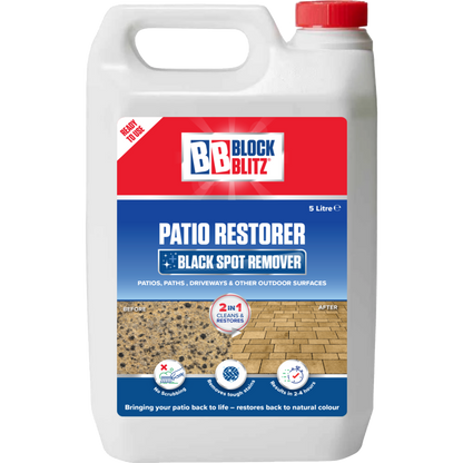 Block Blitz Patio Restorer & Black Spot Remover 5L