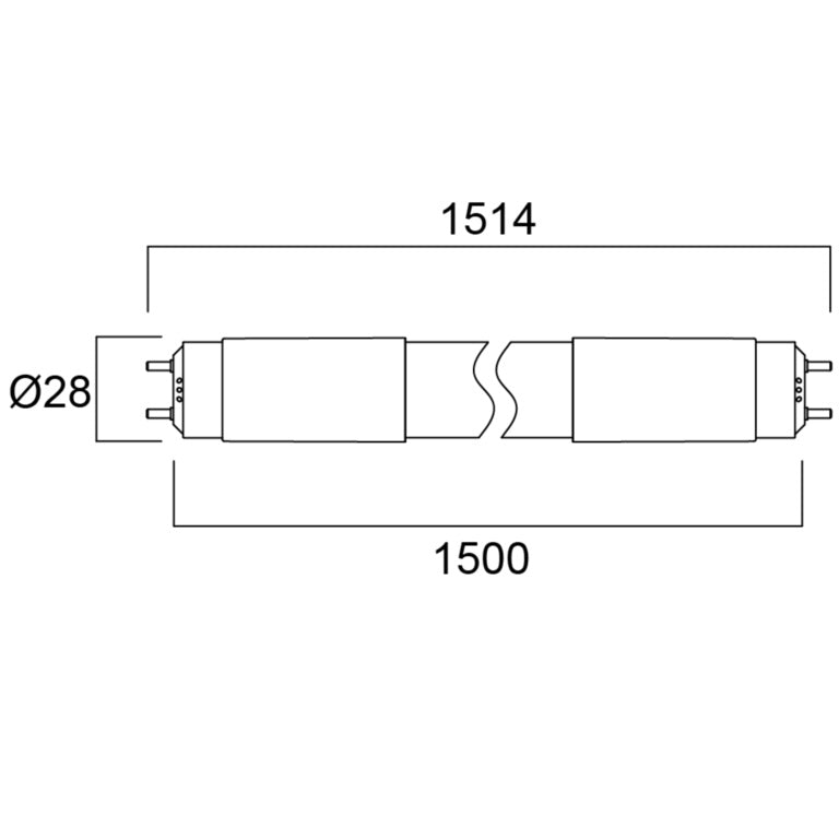 Sylvania T8 LED Tube TBE CCG L1200 4ft 840 - 13.6W, 1800lm