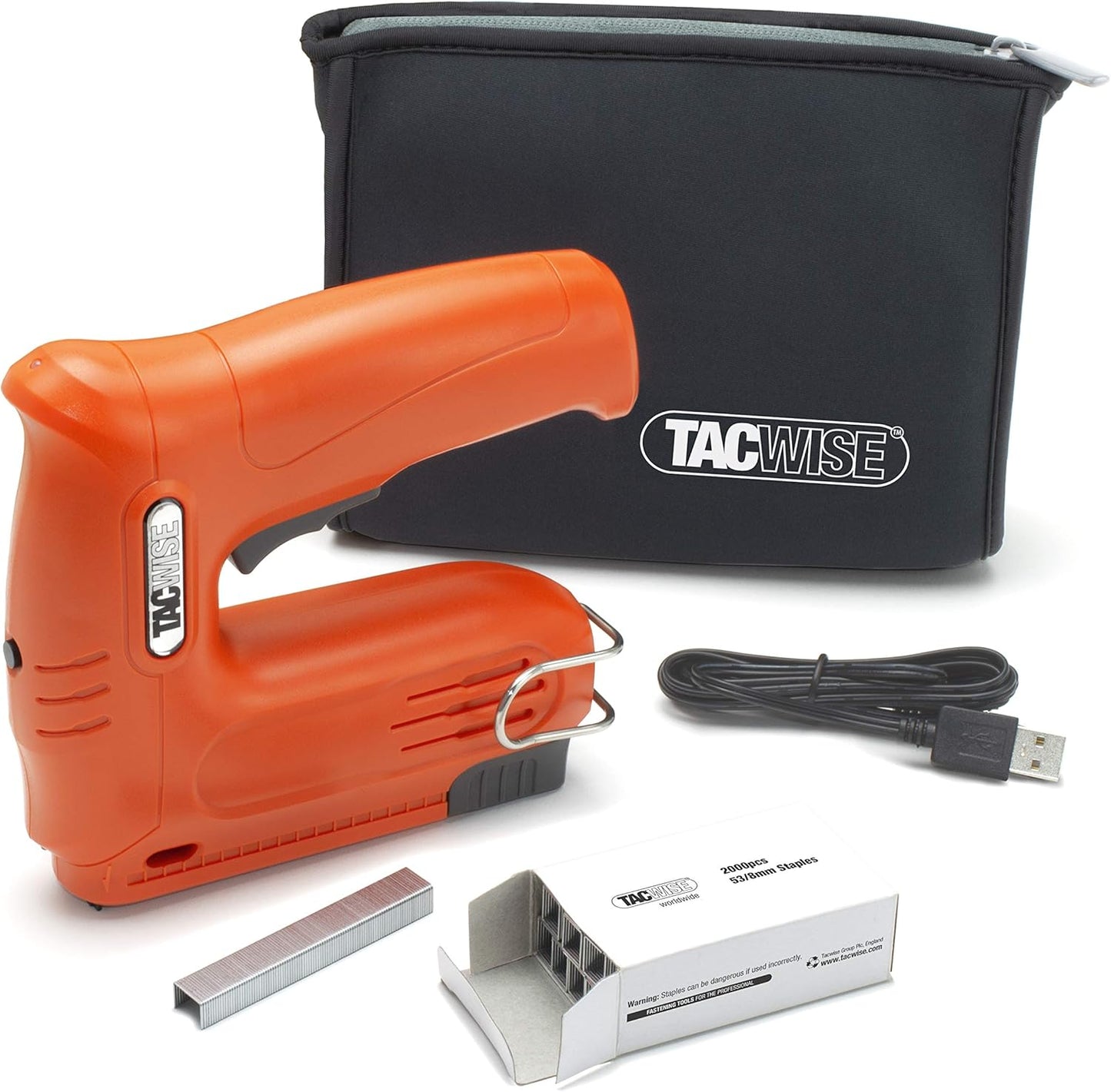 Tacwise Staple Nail Gun - 4v With 2000 Staples
