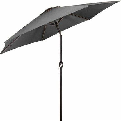 Pagoda 2.2 x 2.2m Square Aluminium Crank & Tilt Parasol Grey