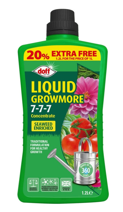 Doff Liquid Growmore Concentrate 1.2L Extra Fill