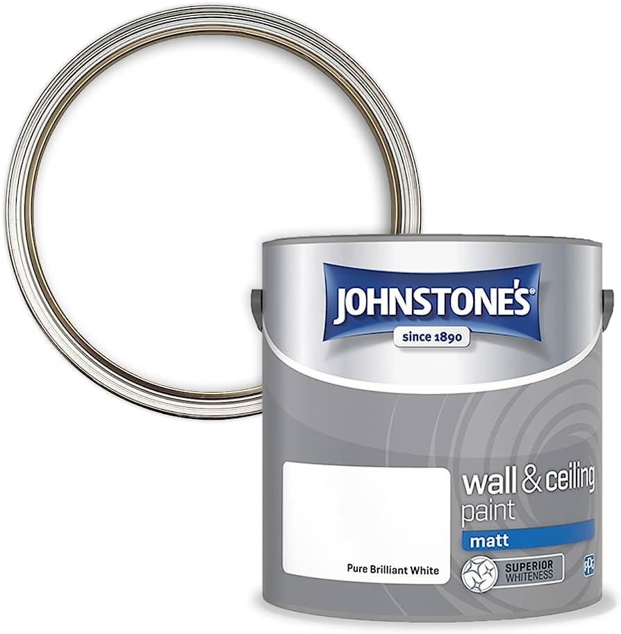 Johnstone's Wall & Ceiling Matt 2.5L Brilliant White