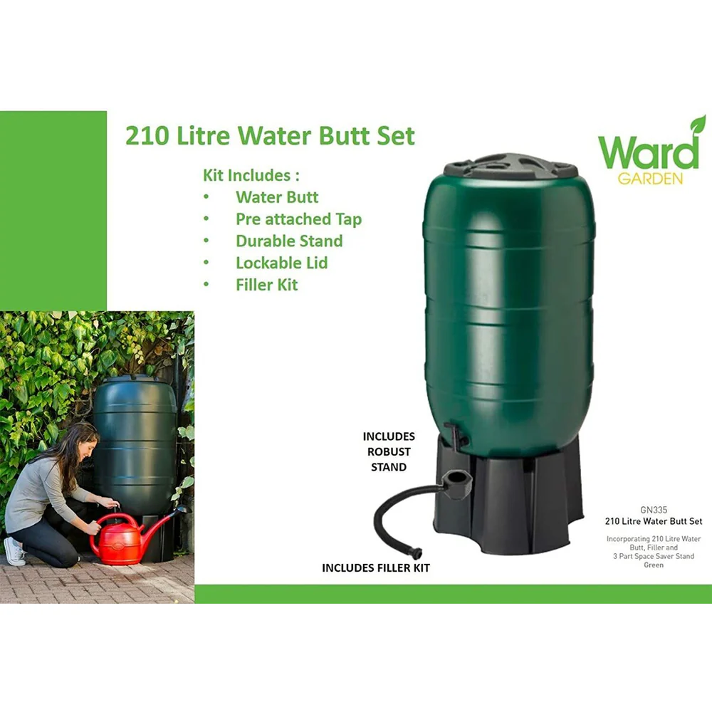 Ward Water Butt Set - 210L