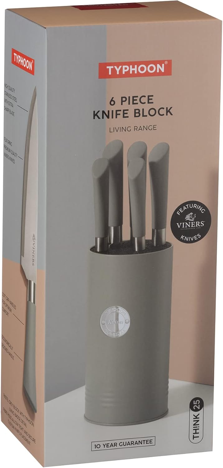 Typhoon Living Knife Block - Grey