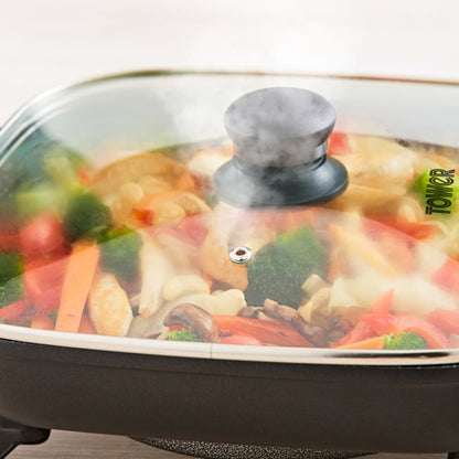 Tower Black Electric Skillet – 1500W