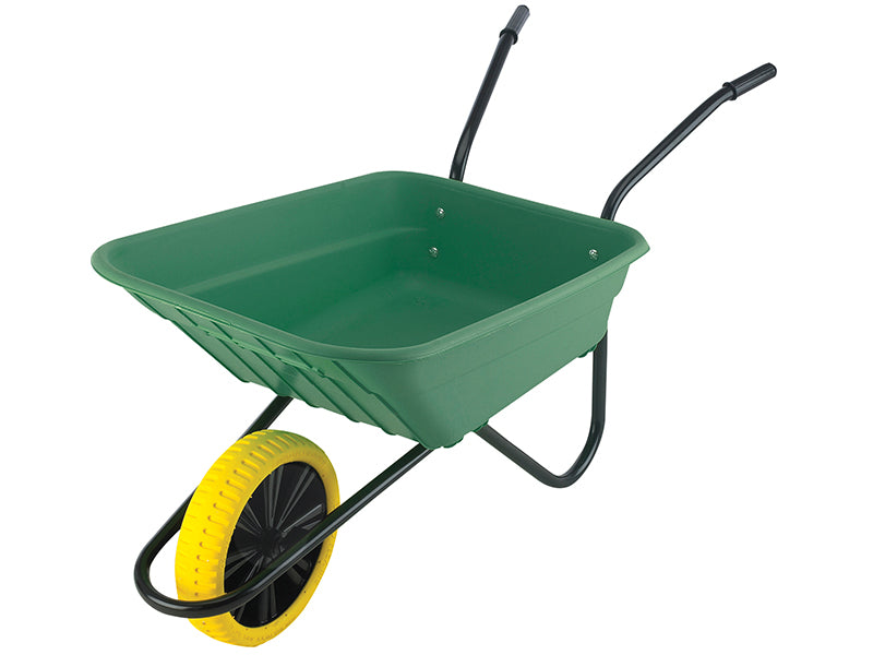 Walsall Wheelbarrow – Duraball Poly Barrow 90L (Green)