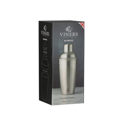 Viners Silver Cocktail Shaker – 500ML