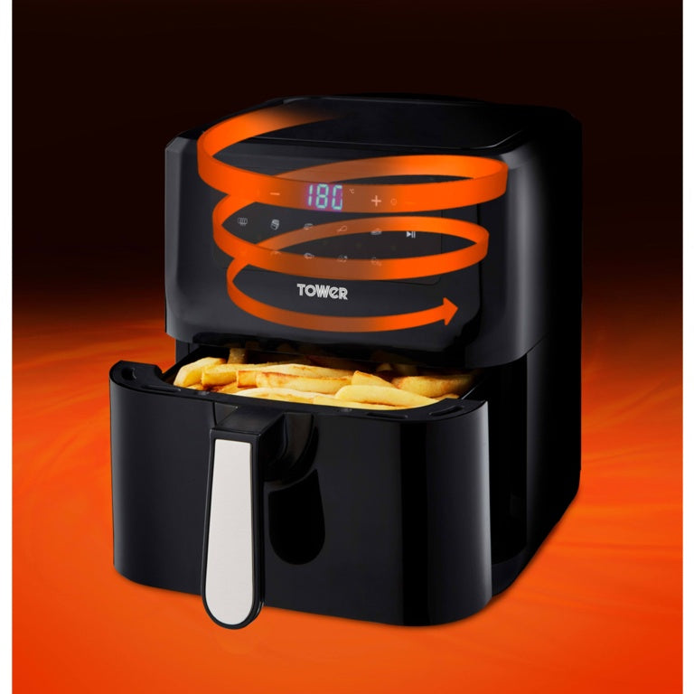 Tower Vortx Black Digital Air Fryer 5L