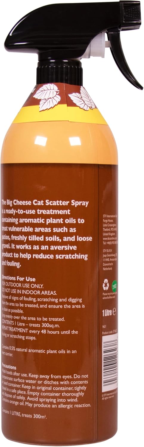 The Big Cheese Cat Scatter Spray - 1L
