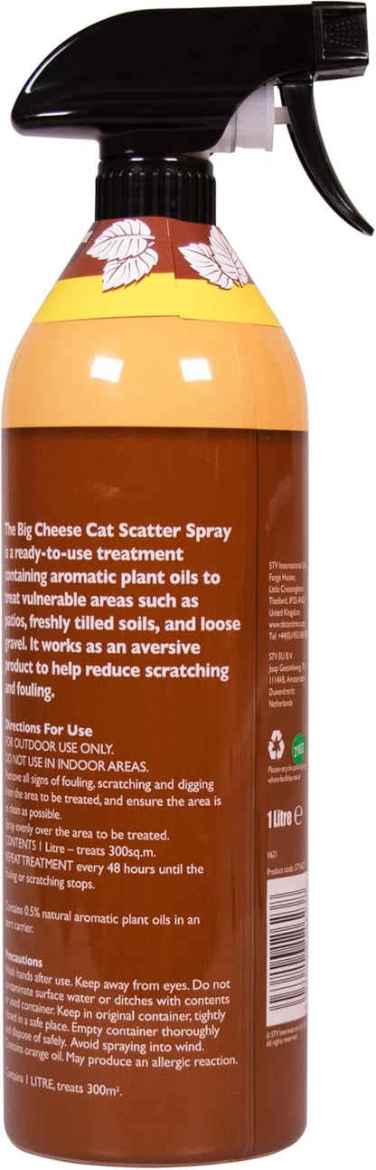 The Big Cheese Cat Scatter Spray - 1L