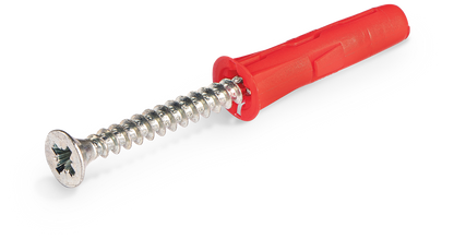 Rawlplug Universal Plug and Screw – Red