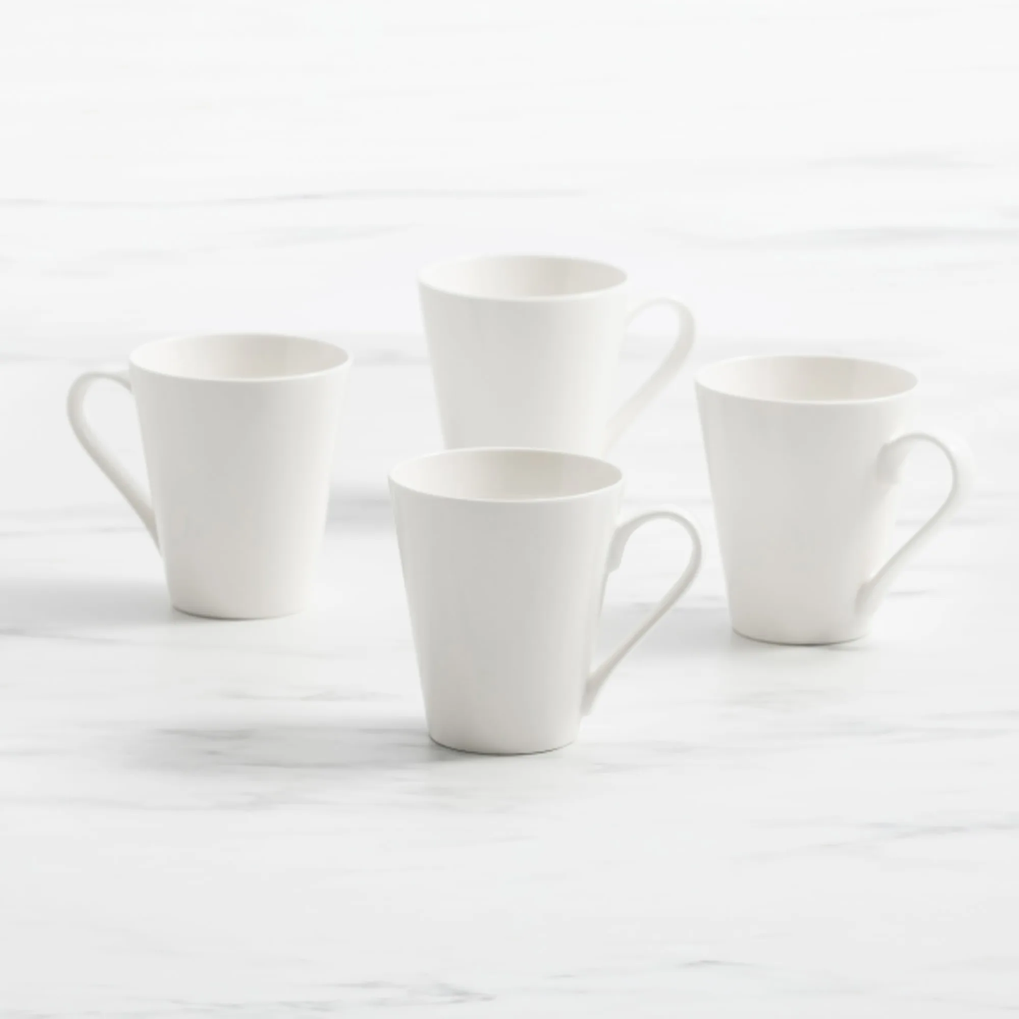 Basiks White Porcelain Belly Mug 11OZ//320ML