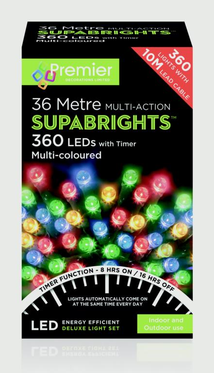 Premier 360 LED Multi Action Supabrights With Timer