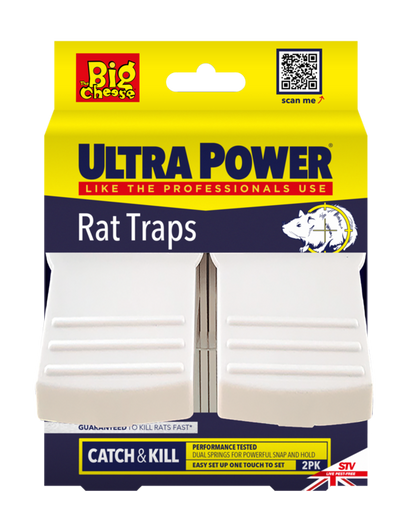 The Big Cheese Ultra Power Rat Traps - Twin Pack
