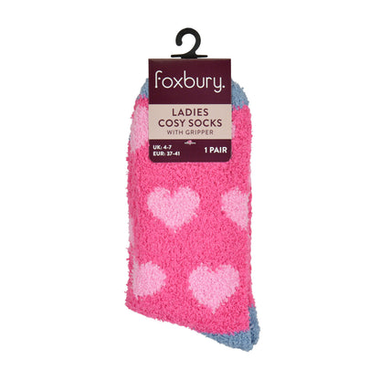 RJM Ladies Chenille Velvet Socks