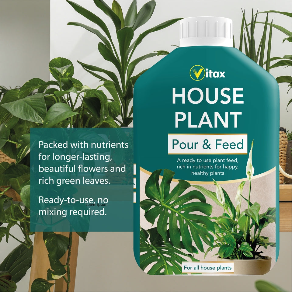 Vitax House Plant Pour & Feed 1L