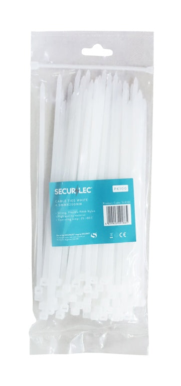 Securlec White Cable Ties