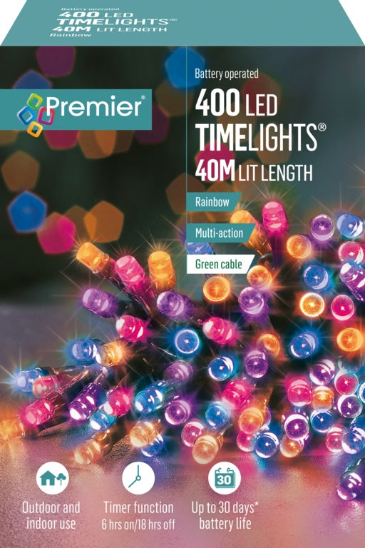 Premier 400 LED Multi Action Battery Operated TIMELIGHTS™