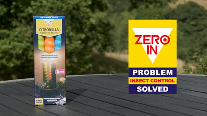 Zero In Table Top Citronella Flares Pack of 3 – Beach Party Edition