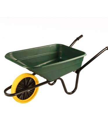 Walsall Wheelbarrow – Duraball Poly Barrow 90L (Green)