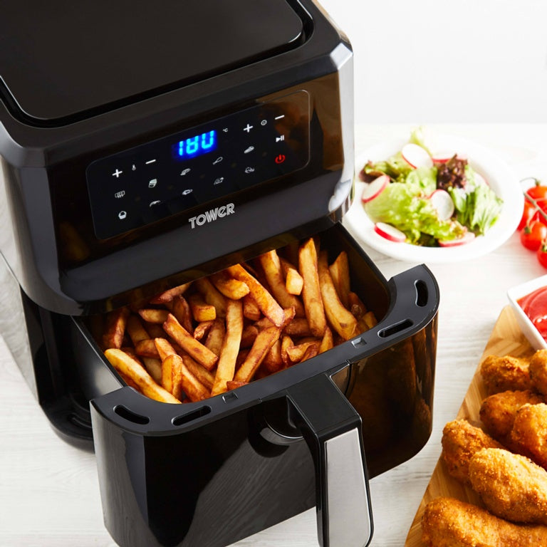 Tower Vortx Black Digital Air Fryer 5L