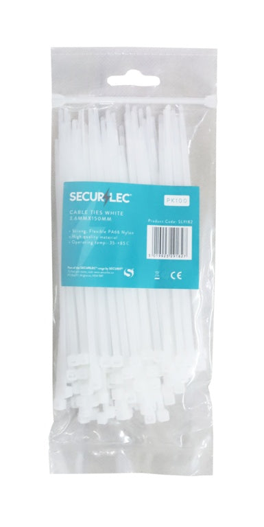 Securlec White Cable Ties