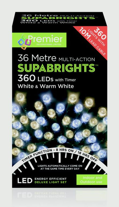 Premier 360 LED Multi Action Supabrights With Timer