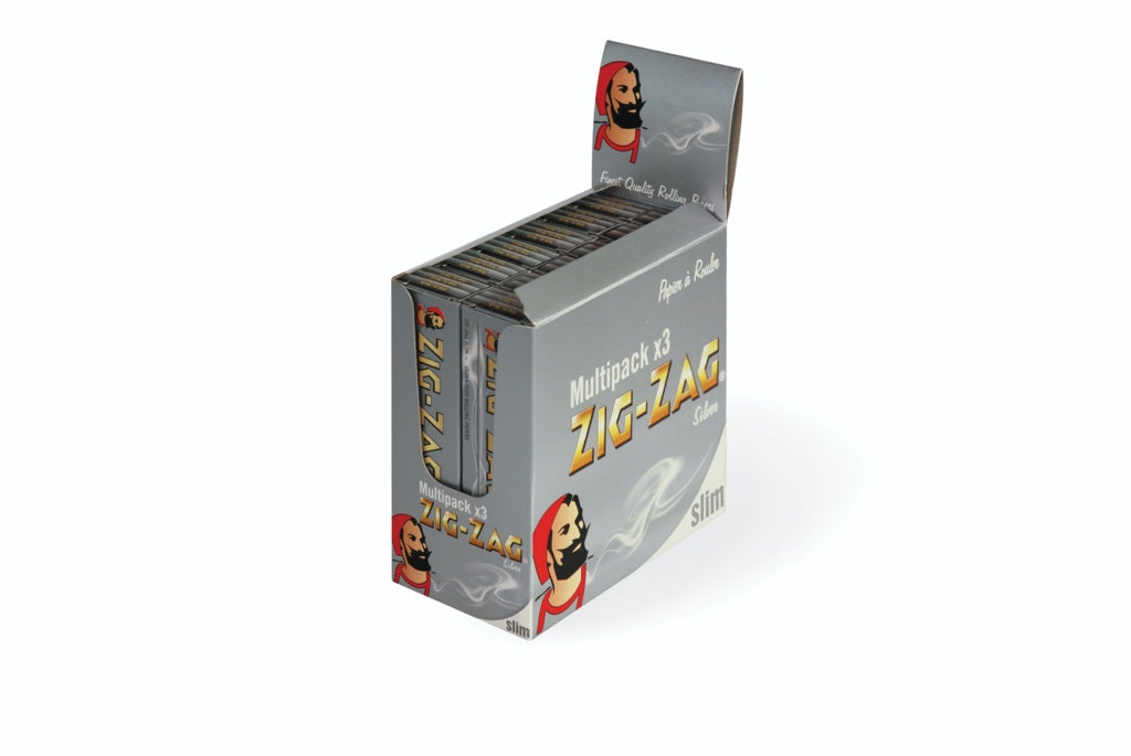 Zig Zag Ultra Slim Silver Multi Pack - 3 x 32 Papers