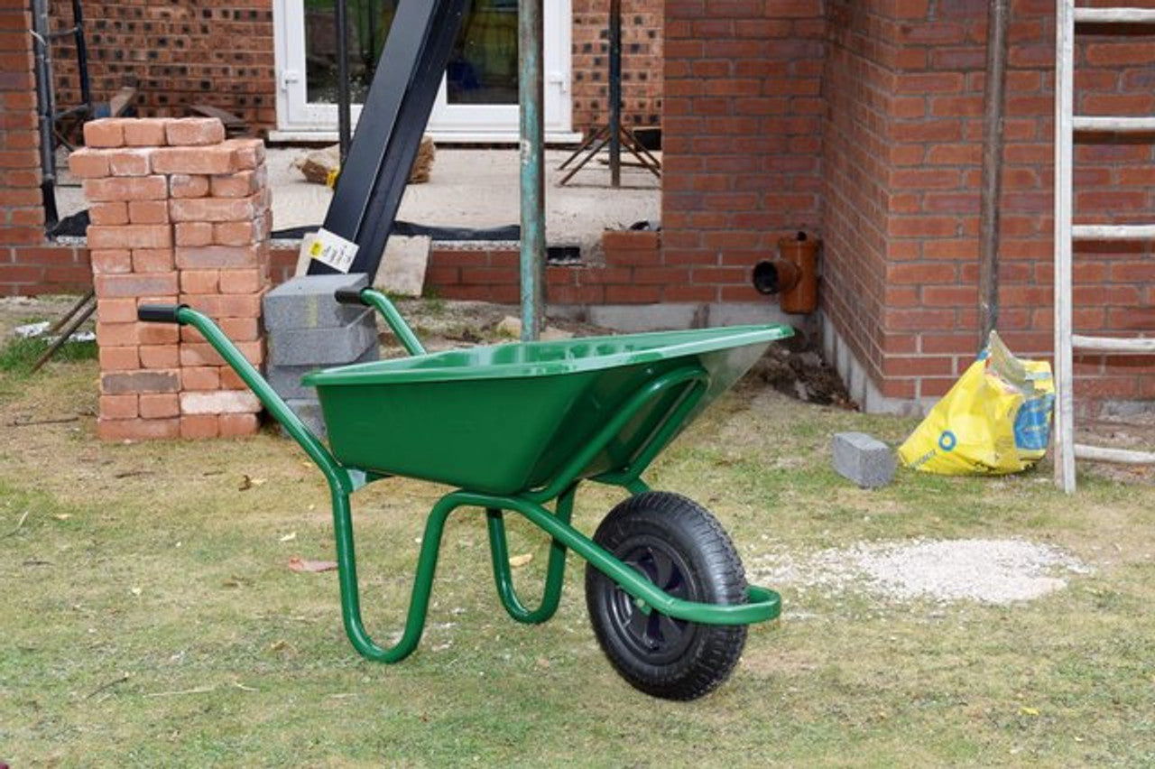 Walsall Wheelbarrow – Endurance Heavy Duty Wheelbarrow 90L (Green)