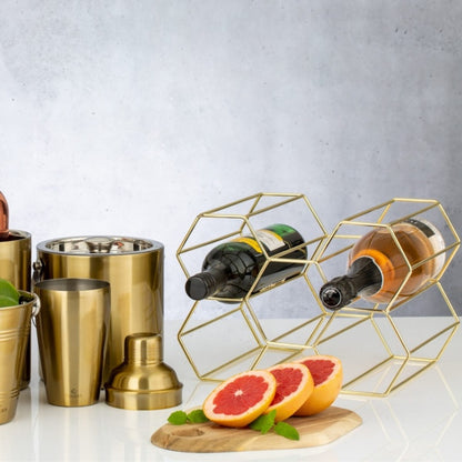 Viners Gold Bottle Rack