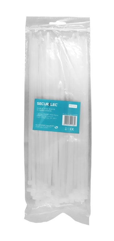 Securlec White Cable Ties