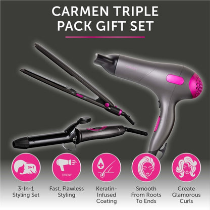 Carmen Hair Care Gift Set 3 Piece