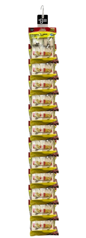 The Big Cheese Wooden Mouse Trap - Pack 4 (Clip 24)