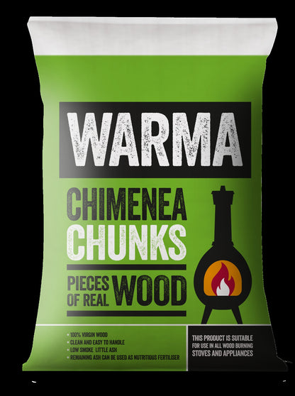 Warma Chimenea Chunks - 9kg