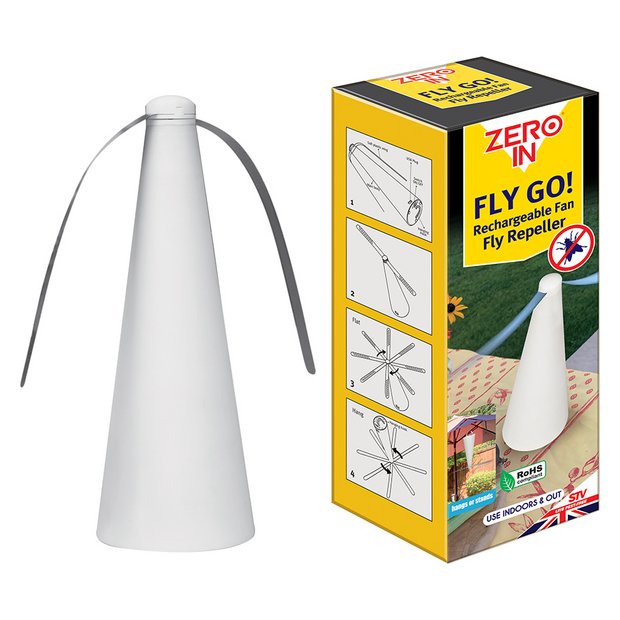 Zero In Fly Go Repeller USB Rechargeable Fan