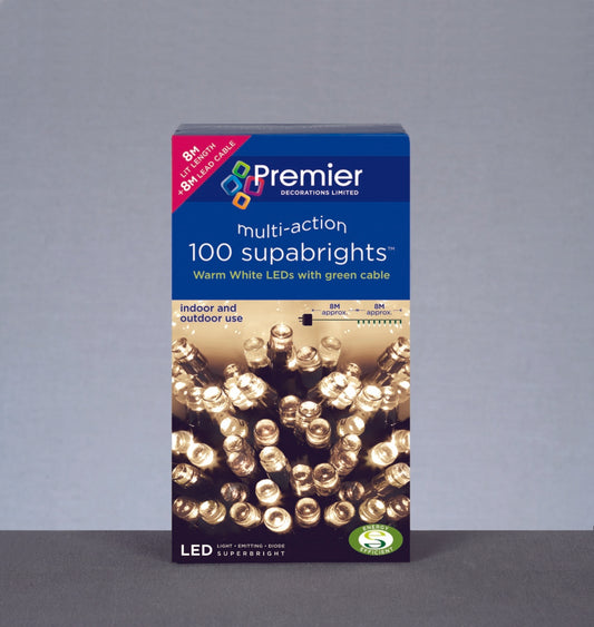 Premier 100 LED Multi Action Supabrights With Timer